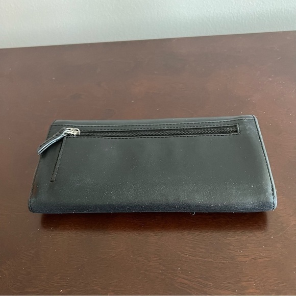 Coach Soft Leather Black Tri Fold Wallet - Picture 2 of 10